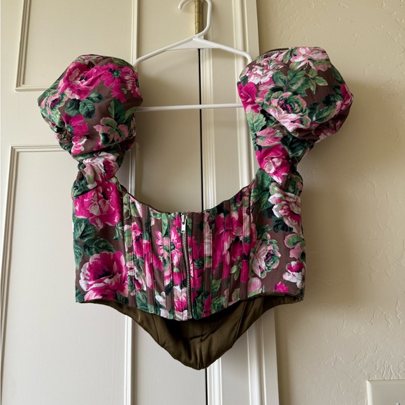 NWOT LPA Claudette Top in Simone Print Size S - Picture 8 of 8